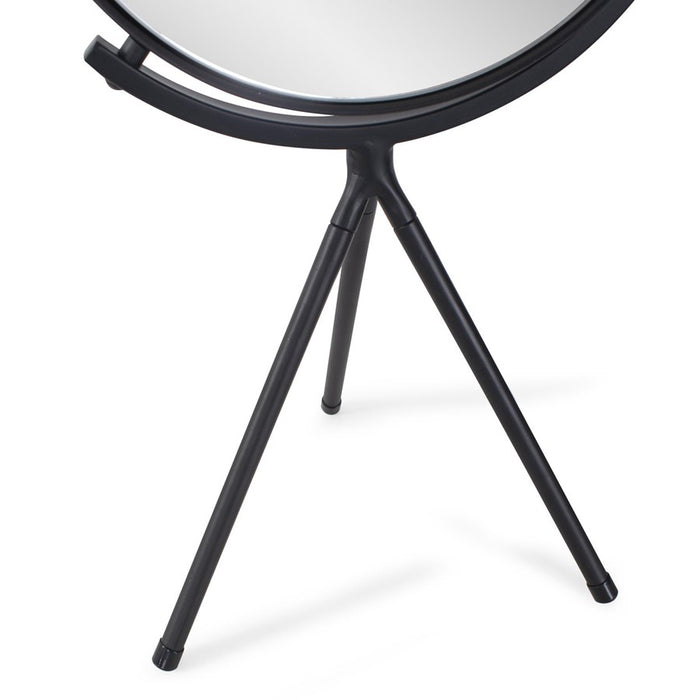 Howard Elliott Bastien Tripod Tabletop Mirror, Black