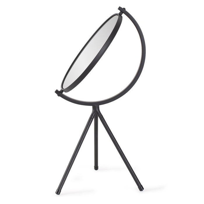 Howard Elliott Bastien Tripod Tabletop Mirror, Black