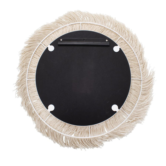 Howard Elliott Fringe Round Mirror