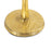 Howard Elliott Beiner Short Candle Holder, Antique Brass