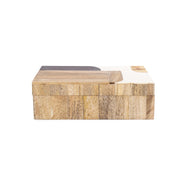 Howard Elliott Craftsman Decorative Lidded Box, Brown/Black/Gold - 190017