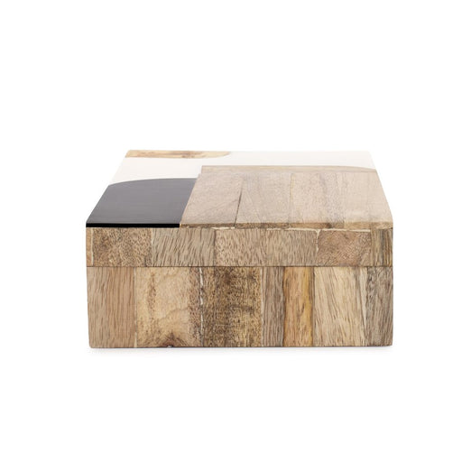 Howard Elliott Craftsman Decorative Lidded Box, Brown/Black/Gold