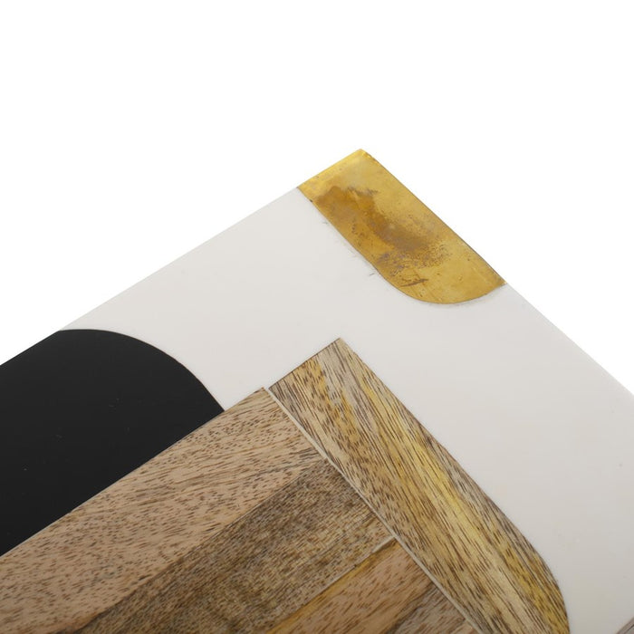 Howard Elliott Craftsman Decorative Lidded Box, Brown/Black/Gold