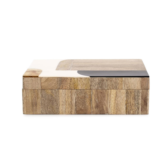 Howard Elliott Craftsman Decorative Lidded Box, Brown/Black/Gold