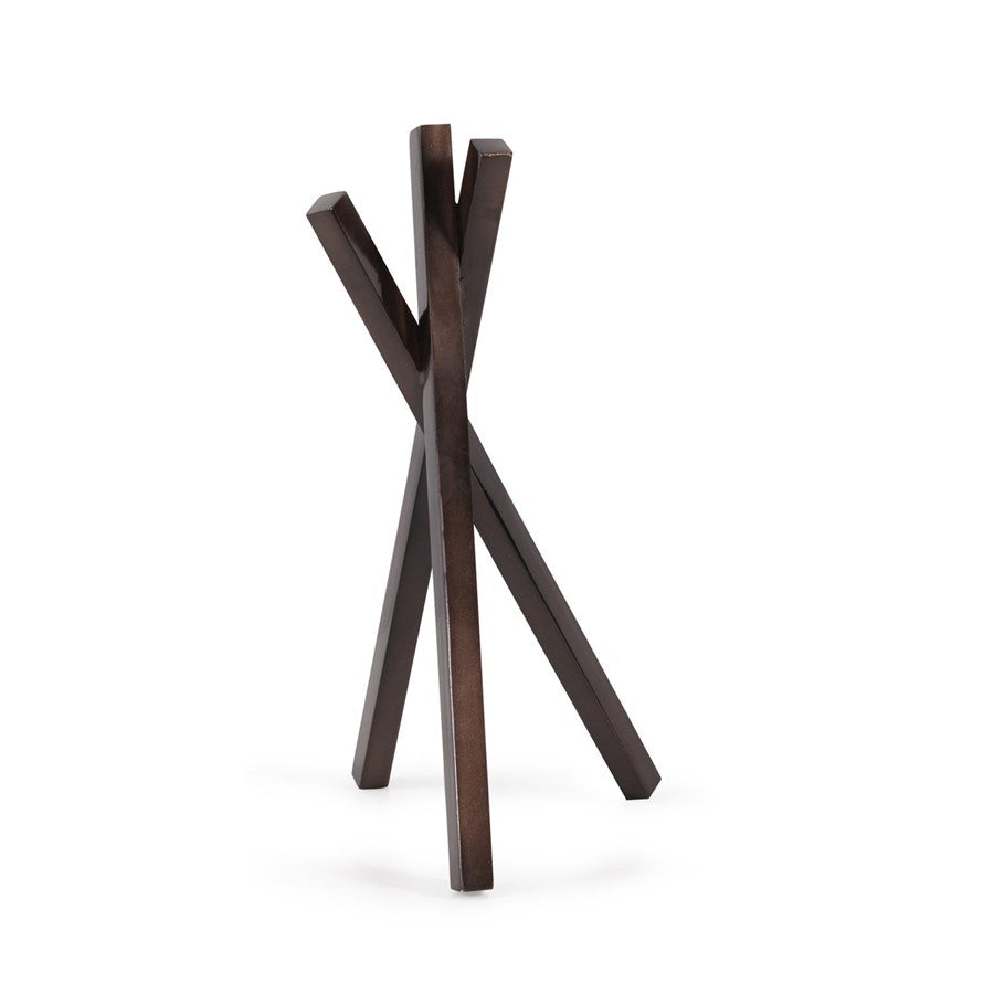 Howard Elliott Modernist Aluminum Sculpture, Aged Bronze - 190019