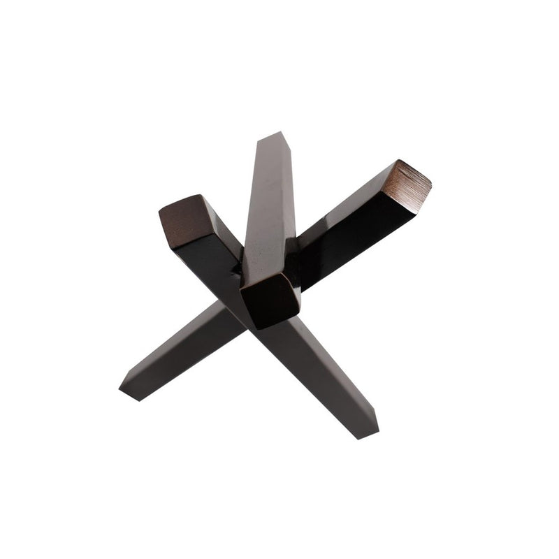 Howard Elliott Modernist Aluminum Sculpture, Aged Bronze