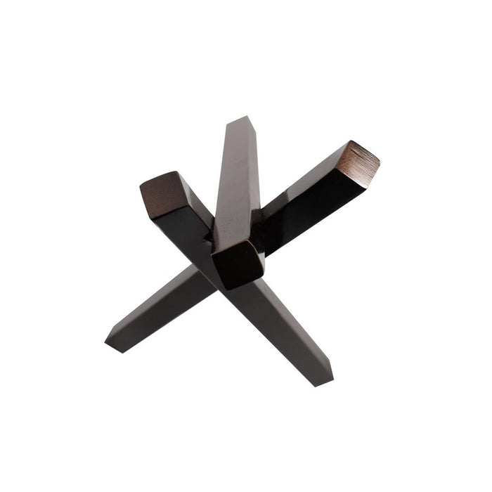 Howard Elliott Modernist Aluminum Sculpture, Aged Bronze