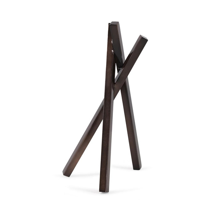 Howard Elliott Modernist Aluminum Sculpture, Aged Bronze