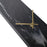 Howard Elliott Mies Black Marble Monolith Clock, Black/Gold