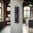 Howard Elliott Mies Black Marble Monolith Clock, Black/Gold