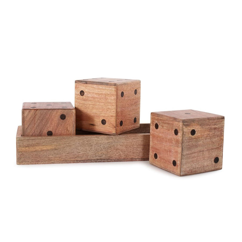 Howard Elliott Lady Luck Wooden Dice Set and Tray - 190030
