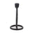 Howard Elliott Single Circle Arman Aluminum Candlestick, Black