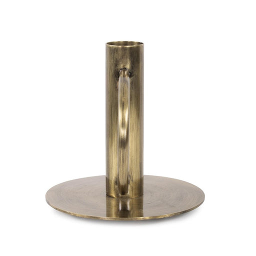 Howard Elliott Italo Tall Antique Brass Candle Holder/Handle