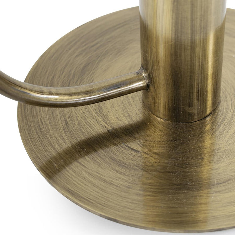 Howard Elliott Italo Tall Antique Brass Candle Holder/Handle