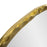 Howard Elliott Martine Abstract Cast Iron Mirror, Gold/Brass