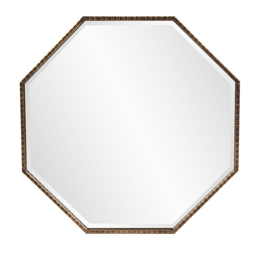Howard Elliott Bastian Octagon Mirror, Antique Bronze - 19147