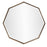 Howard Elliott Bastian Octagon Mirror, Antique Bronze