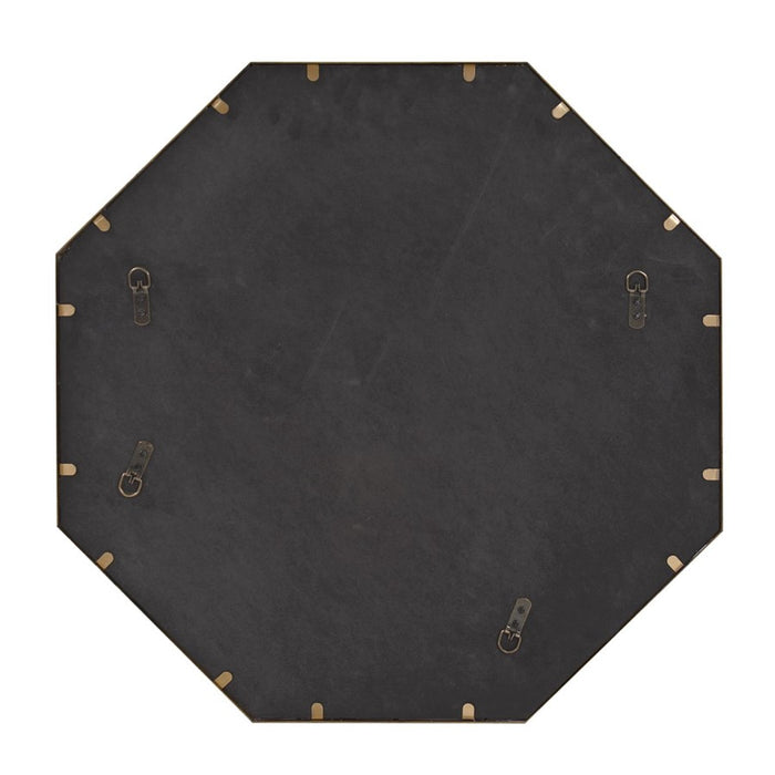 Howard Elliott Bastian Octagon Mirror, Antique Bronze