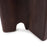 Howard Elliott Rounded Bollack Tray Side Table, Brown/Black