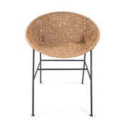 Howard Elliott Escobedo Scoop Jute Chair, Natural - 210017