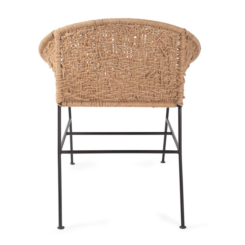Howard Elliott Escobedo Scoop Jute Chair, Natural