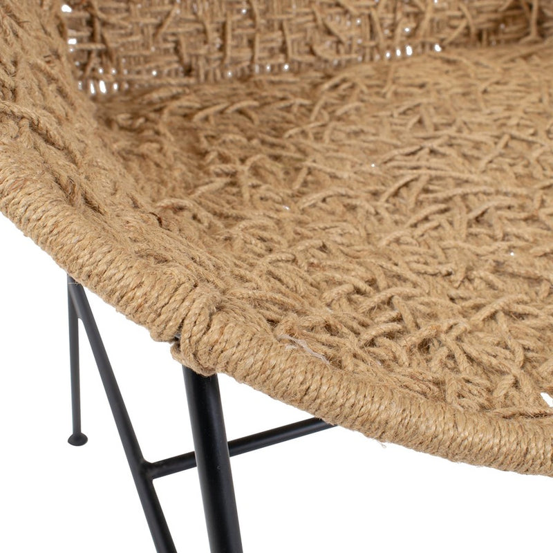 Howard Elliott Escobedo Scoop Jute Chair, Natural