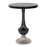 Howard Elliott Swanson Drink Table, Ebony/Nickel - 23049