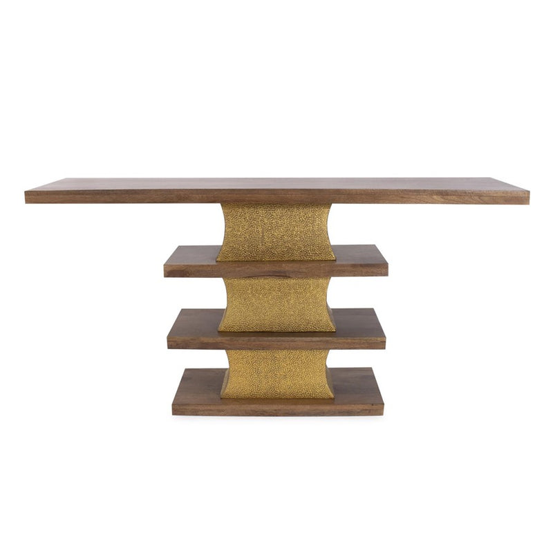 Howard Elliott Robin Baron Mattia Console Table, Brown - 240000