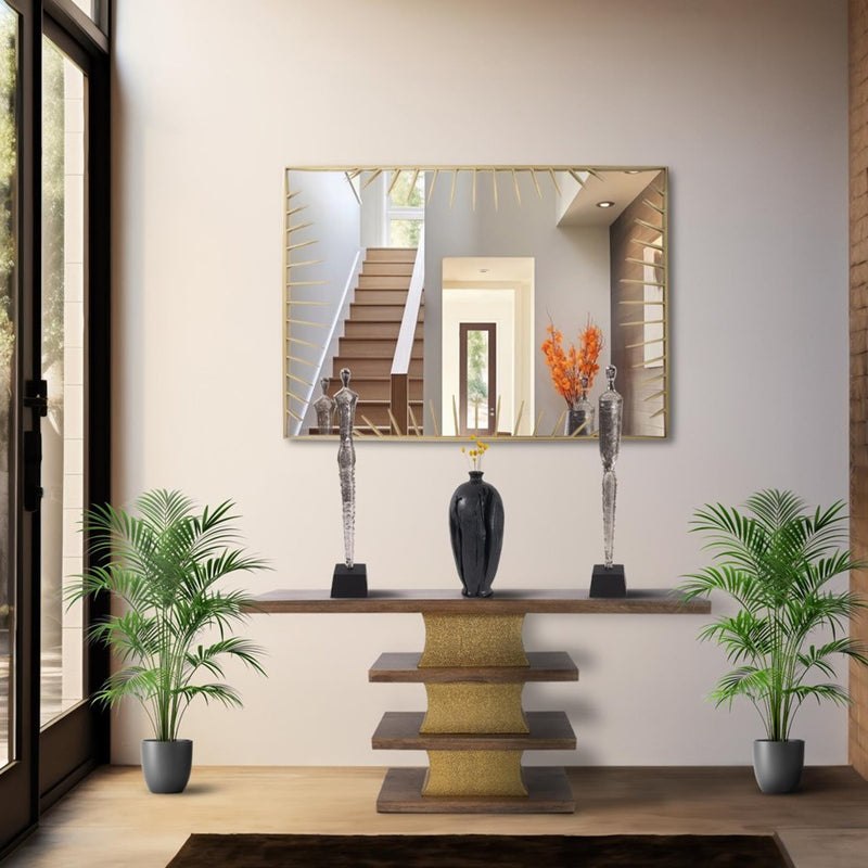 Howard Elliott Robin Baron Mattia Console Table, Brown