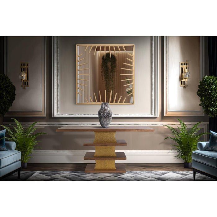 Howard Elliott Robin Baron Mattia Console Table, Brown