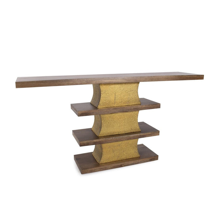 Howard Elliott Robin Baron Mattia Console Table, Brown