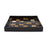 Howard Elliott Elias Horn Tiled Tray, Brown/Black/White - 25178