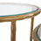 Howard Elliott Tetro Oval Nesting Tables, Brass