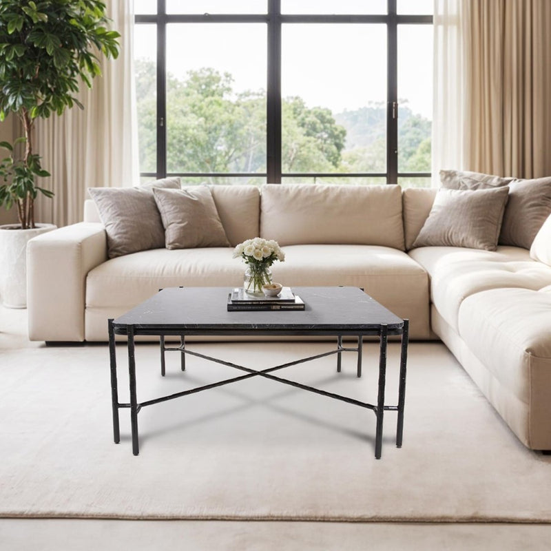 Howard Elliott Myatt Coffee Table, Graphite