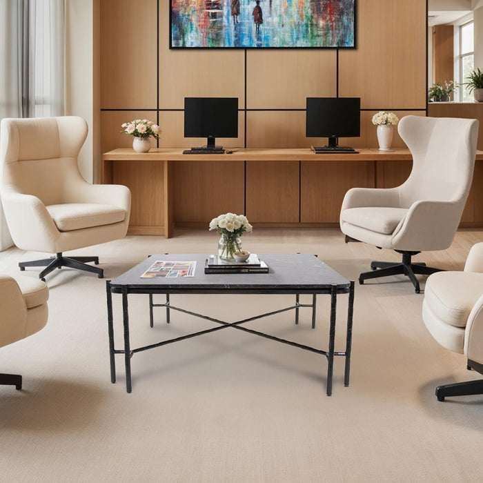 Howard Elliott Myatt Coffee Table, Graphite