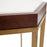 Howard Elliott Van Berkel Side Table, Brass