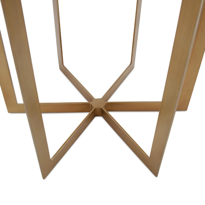 Howard Elliott Van Berkel Side Table, Brass