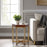 Howard Elliott Van Berkel Side Table, Brass