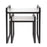 Howard Elliott Santiago Nesting Tables, Graphite/White