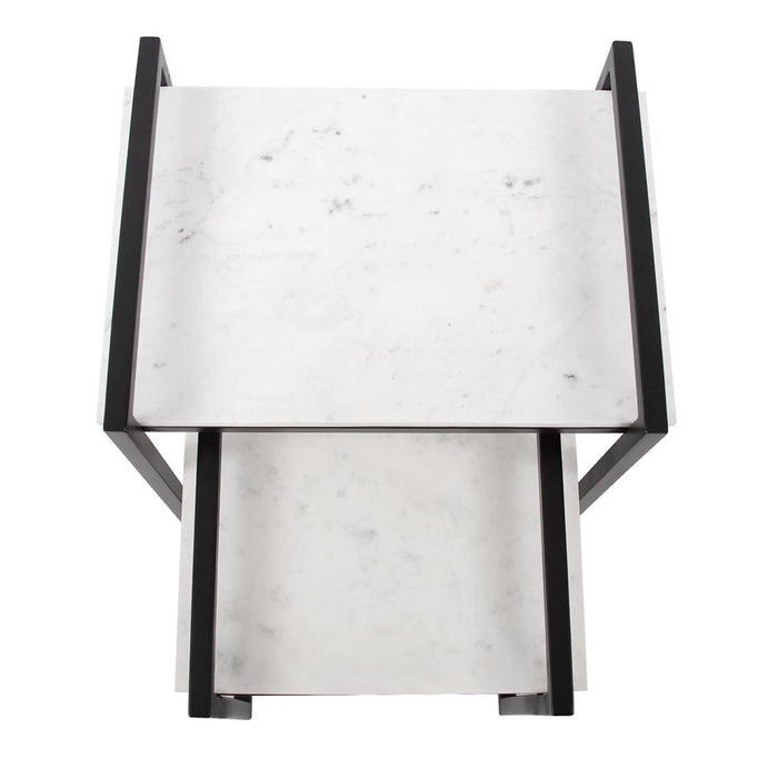 Howard Elliott Santiago Nesting Tables, Graphite/White