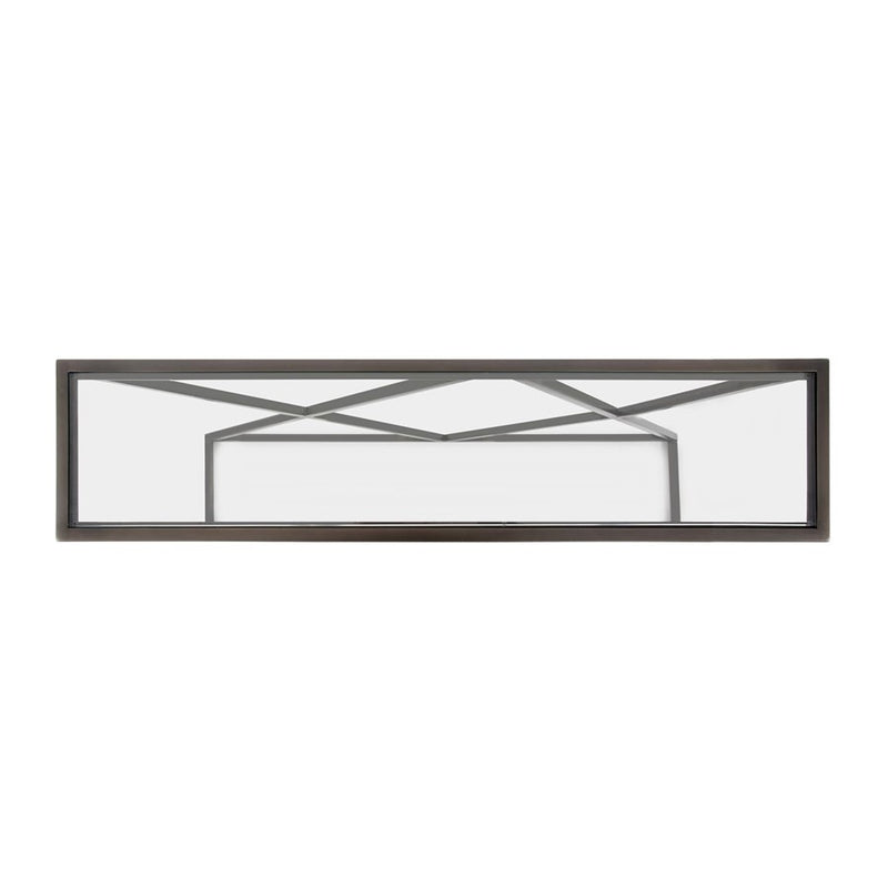Howard Elliott Bennett Console Table, Brushed Gunmetal