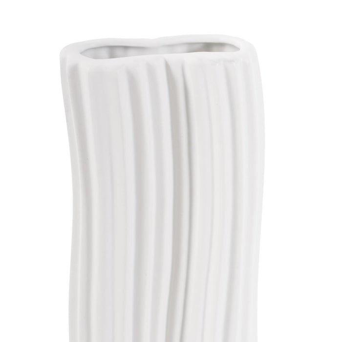 Howard Elliott Hirst Contemporary Vase/Medium, White