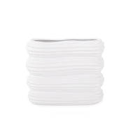 Howard Elliott Hirst Contemporary Vase/Short, White - 28028