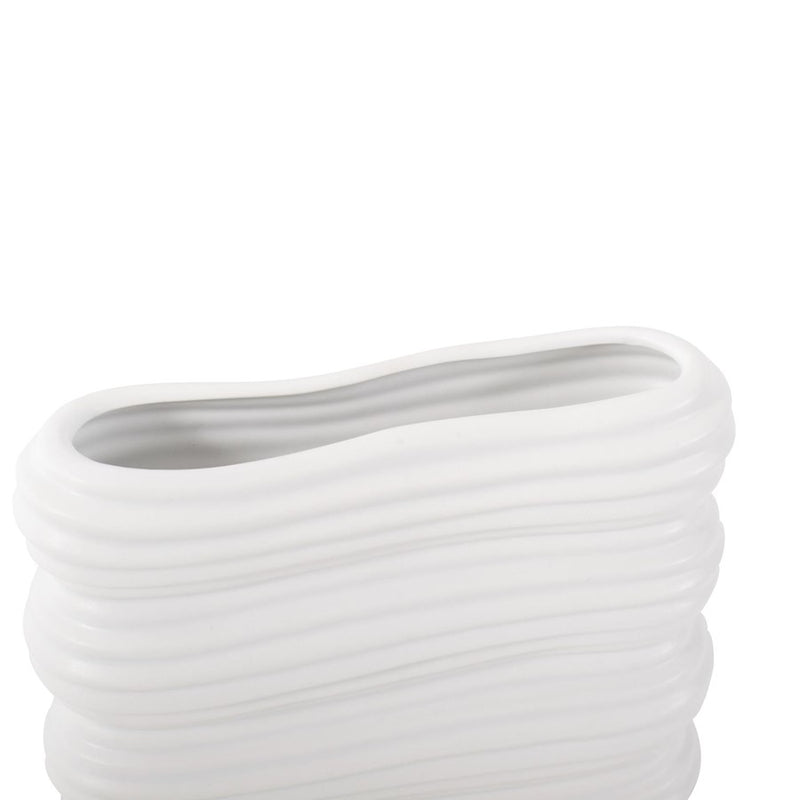 Howard Elliott Hirst Contemporary Vase/Short, White