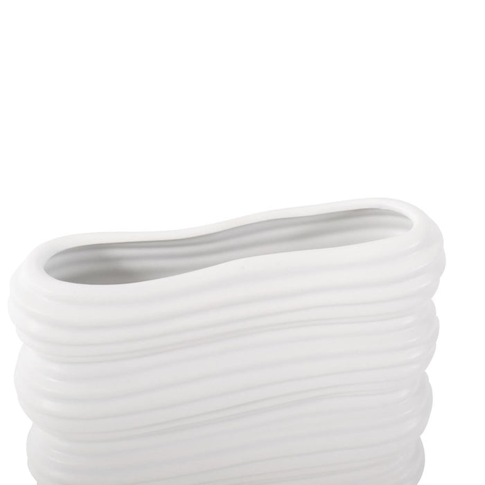 Howard Elliott Hirst Contemporary Vase/Short, White