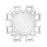 Howard Elliott Eduina Symmetrical Cut Pattern Wall Mirror - 29101