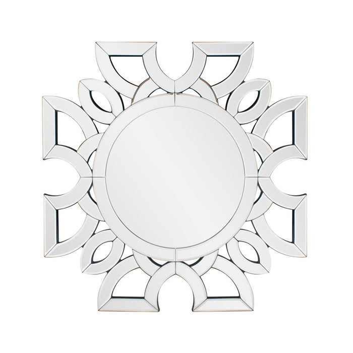 Howard Elliott Eduina Symmetrical Cut Pattern Wall Mirror - 29101
