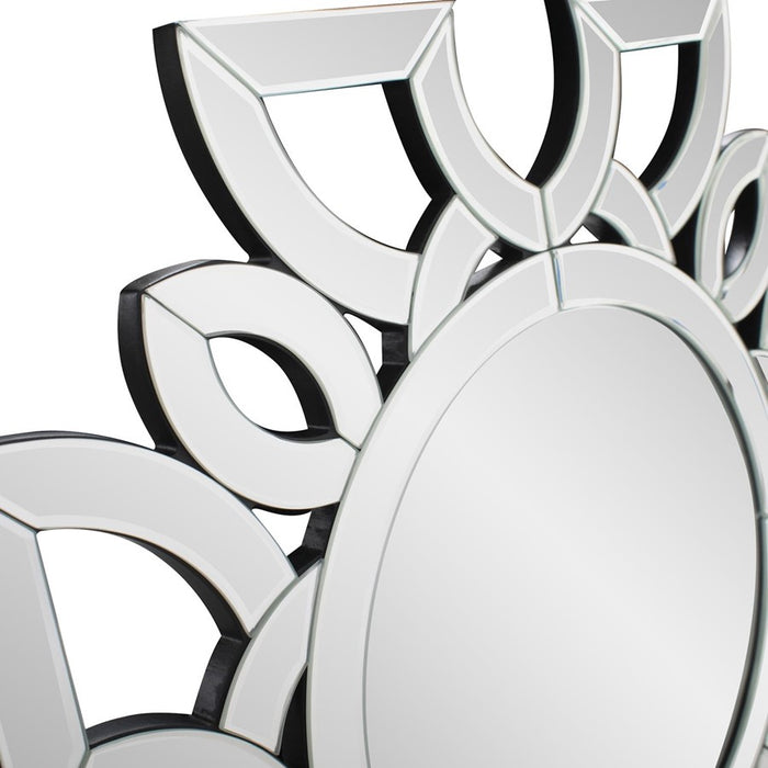 Howard Elliott Eduina Symmetrical Cut Pattern Wall Mirror