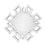 Howard Elliott Eduina Symmetrical Cut Pattern Wall Mirror