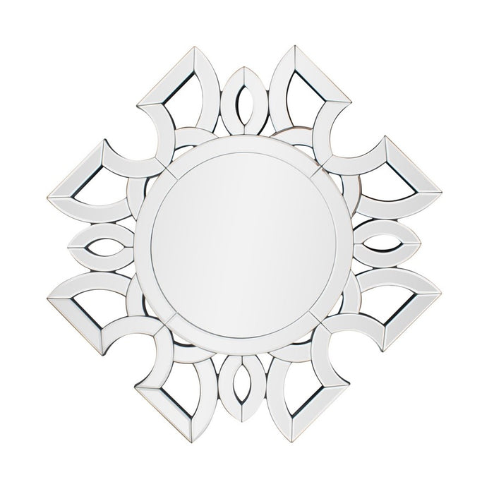 Howard Elliott Eduina Symmetrical Cut Pattern Wall Mirror